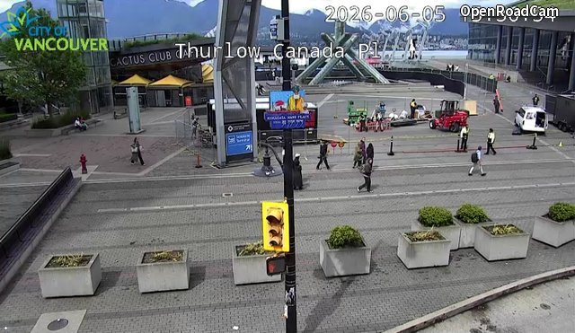 Thurlow St and Canada Place - North