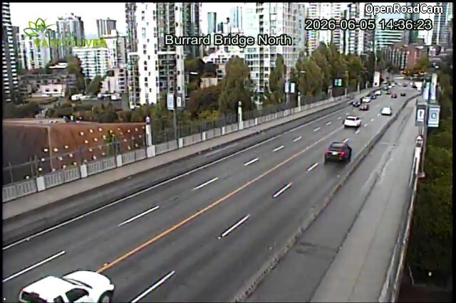 Burrard Street Bridge mid span - North