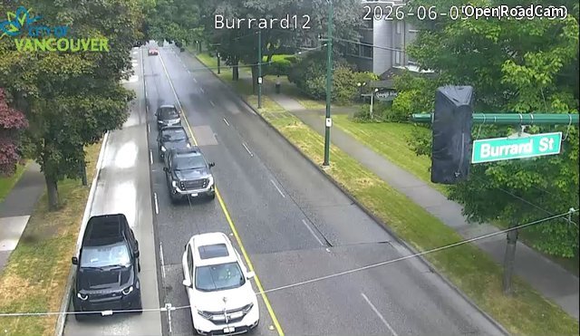 Burrard St and W 12th Ave - East