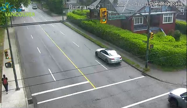 Burrard St and W 12th Ave - South