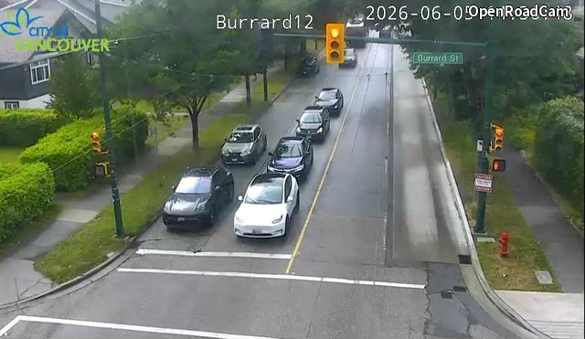 Burrard St and W 12th Ave - West