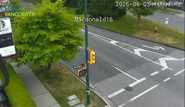 Macdonald St and W 16th Ave - East