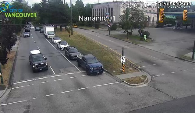Nanaimo St and E 1st Ave - East