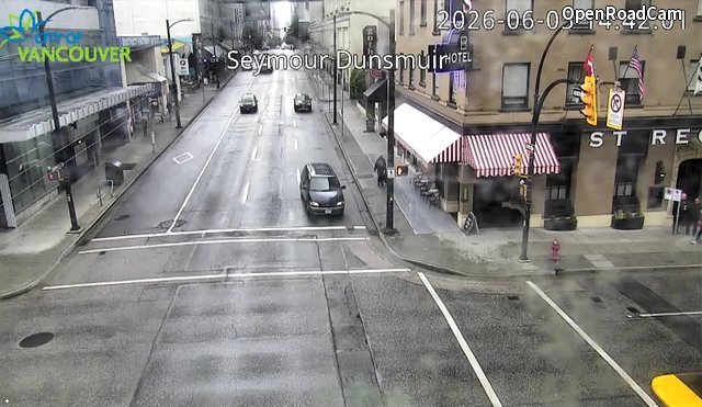 Seymour St and Dunsmuir St - South