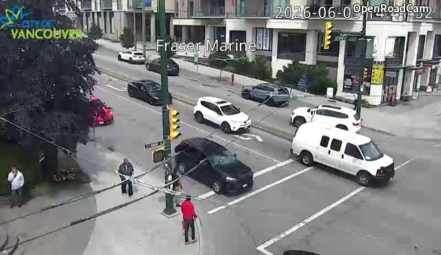 Fraser St and SE Marine Dr - North