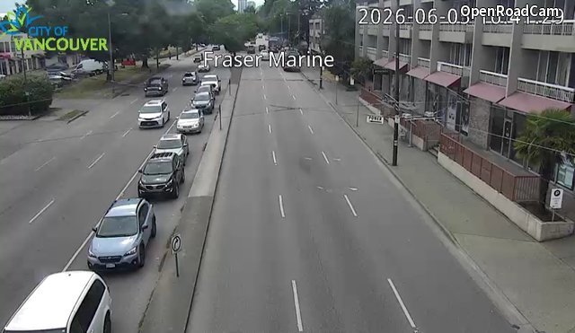 Fraser St and SE Marine Dr - West