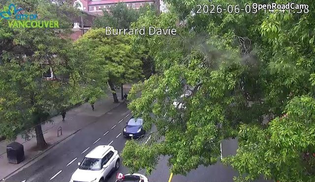 Burrard Street and Davie Street - North