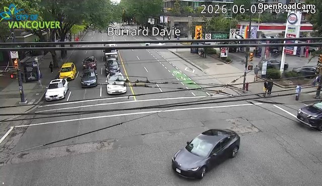 Burrard Street and Davie Street - South