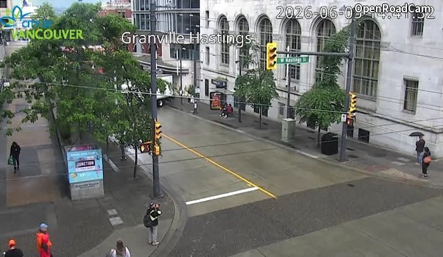 Granville St and W Hastings St - North