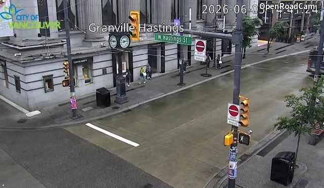 Granville St and W Hastings St - South