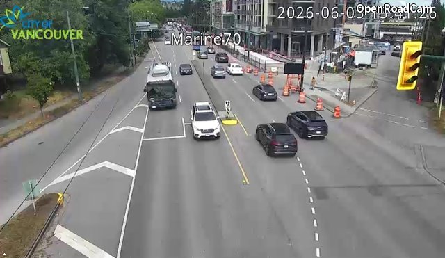 SW Marine Drive and W 70th Ave - North