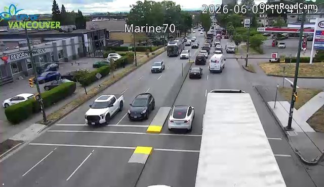 SW Marine Drive and W 70th Ave - South