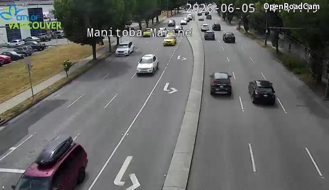 Manitoba St and Marine Dr - West