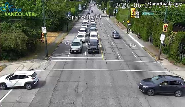 Granville St and W 33rd Ave - North