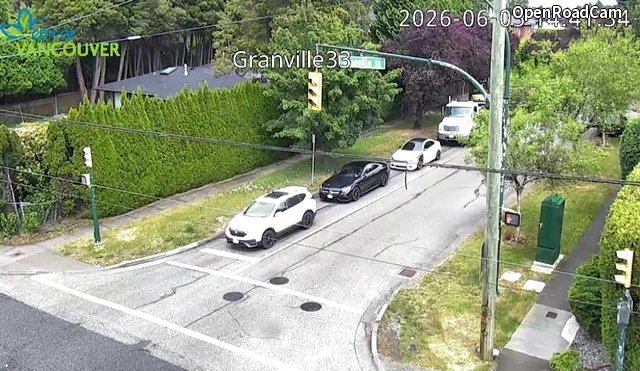 Granville St and W 33rd Ave - East