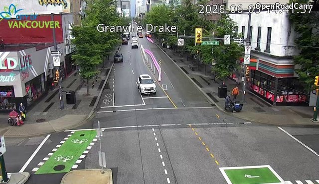 Granville St and Drake St - North