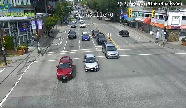 Granville St and W 70th Ave - North
