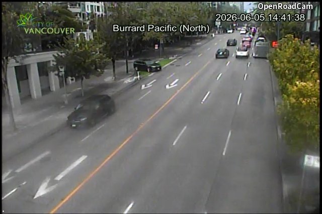 Burrard St and Pacific Ave - North