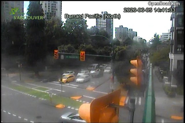 Burrard St and Pacific Ave - West