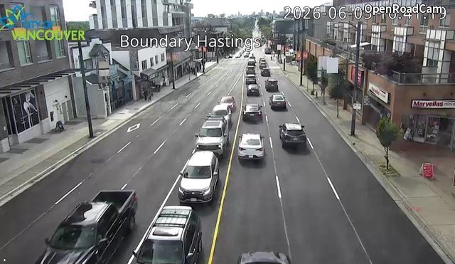 Boundary Rd and E Hastings St - West