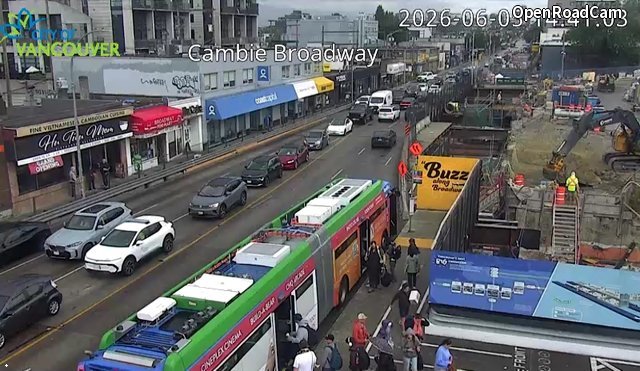 Cambie St and W Broadway - East