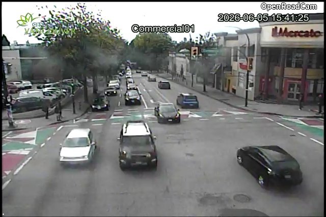 Commercial Dr and E 1st Ave - West