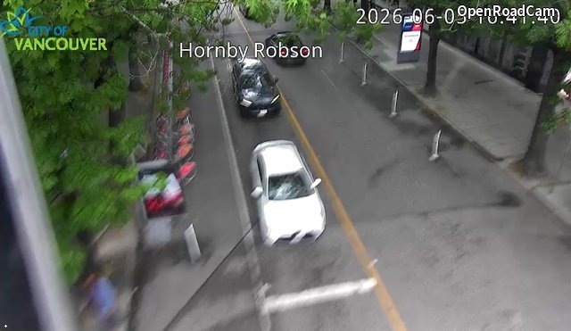Hornby St and Robson St - West