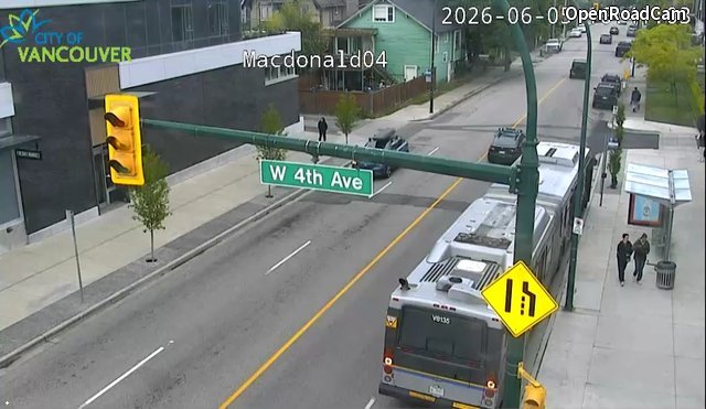 Macdonald St and W 4th Ave - North