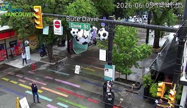 Bute St and Davie St - South