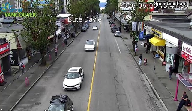 Bute St and Davie St - West