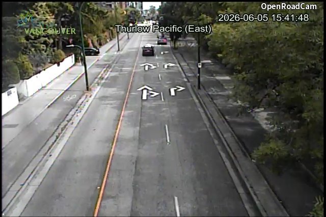 Thurlow St and Pacific St - East