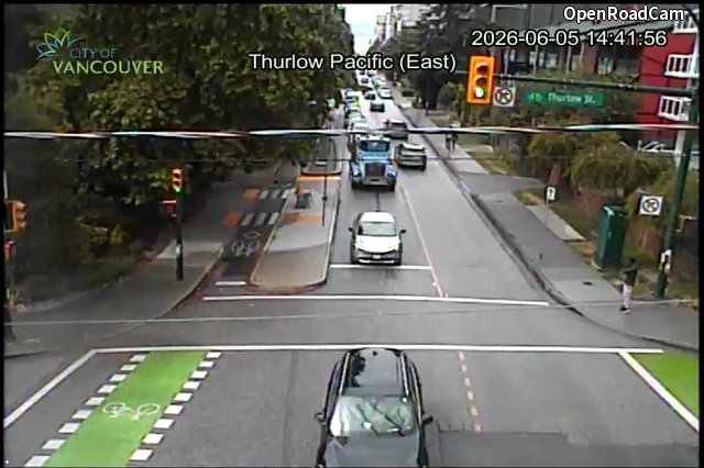 Thurlow St and Pacific St - West