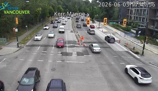 Kerr St and SE Marine Dr - East