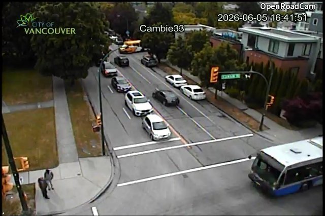 Cambie St and W 33rd Ave - West