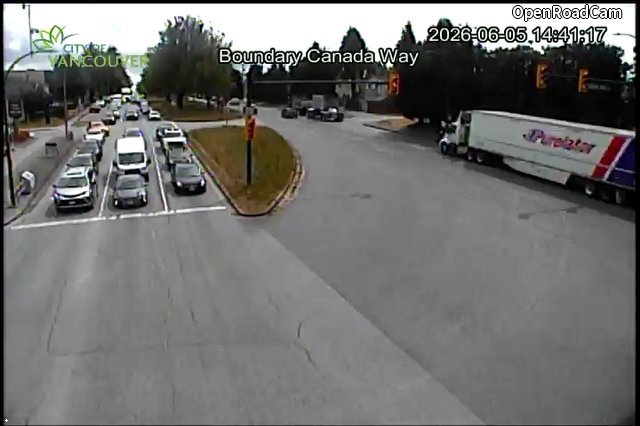 Boundary Rd and Canada Way - South