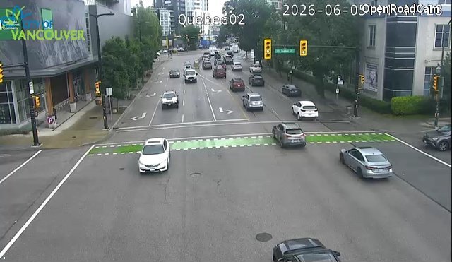 Quebec St and E 2nd Ave - East