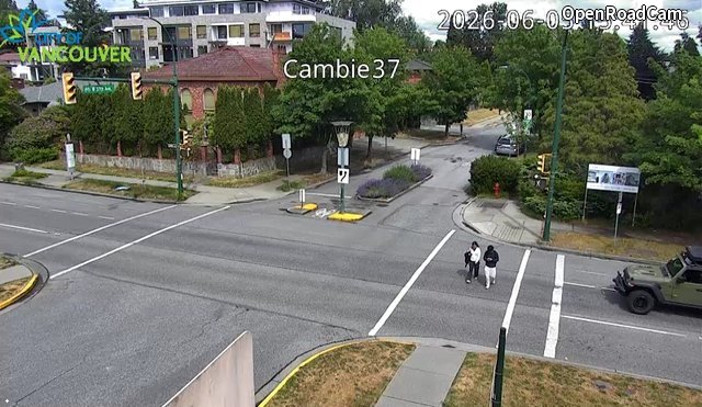 Cambie St and W 37th Ave - East