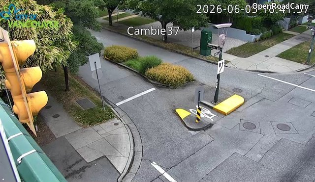 Cambie St and W 37th Ave - West
