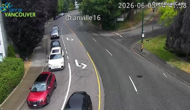Granville St and W 16th Ave - East
