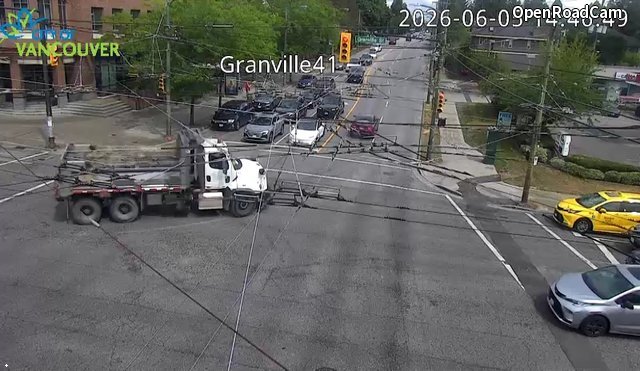 Granville St and W 41st Ave - East