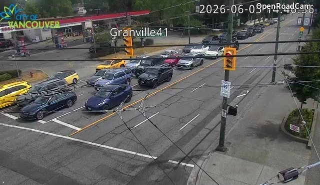 Granville St and W 41st Ave - South