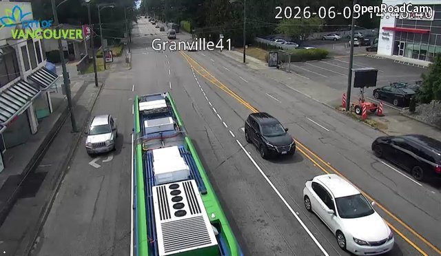 Granville St and W 41st Ave - West