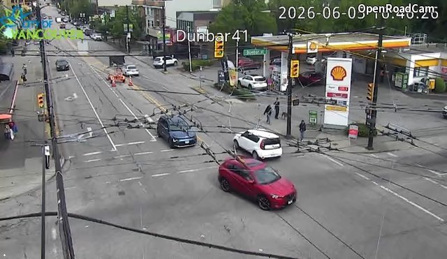 Dunbar St and W 41st Ave - East
