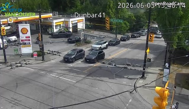 Dunbar St and W 41st Ave - South