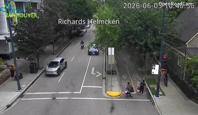 Richards St and Helmcken St - North