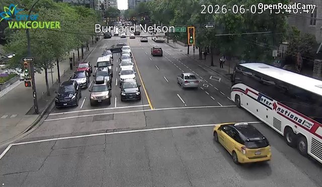 Burrard St and Nelson St - South