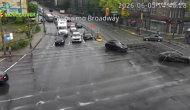 Nanaimo St and Broadway - East