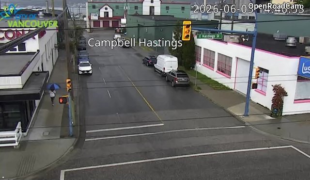Campbell Ave and E Hastings St - North