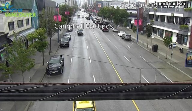 Campbell Ave and E Hastings St - West